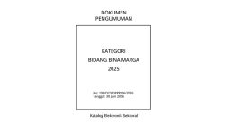 Bidang Bina Marga 2025 – Master Product Katalog V.6