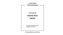 Bidang Bina Marga – Master Product Katalog V.6
