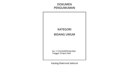 Bidang Umum – Master Product Katalog V.6